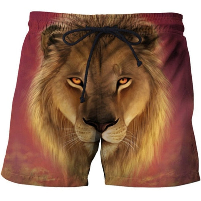 Sunrise Lion Shorts