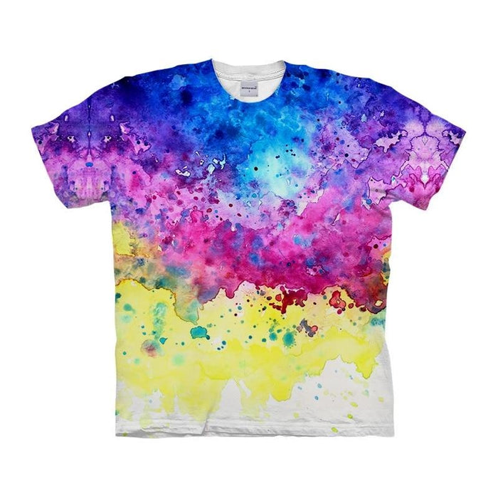 Watercolor Ombre Splatter T-Shirt