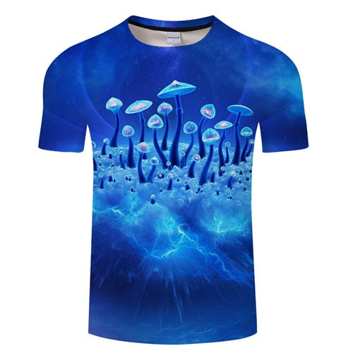 Blue Mushroom T-Shirt
