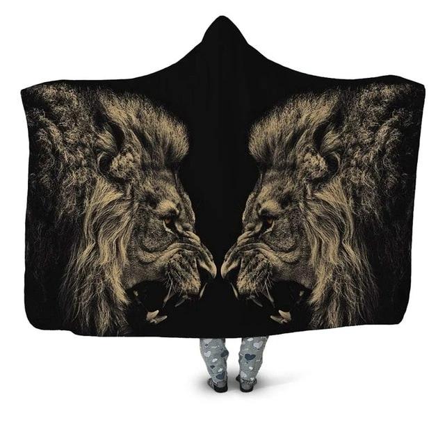 Blanket Hoodies - Lion