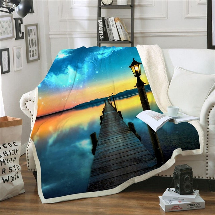 Seaside View Blanket Quilt