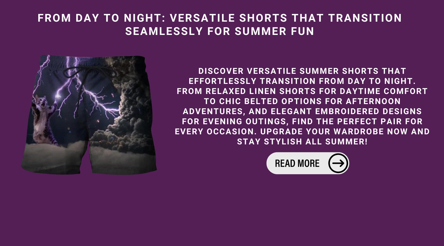 From Day To Night: Versatile Shorts That Transition Seamlessly For Summer Fun