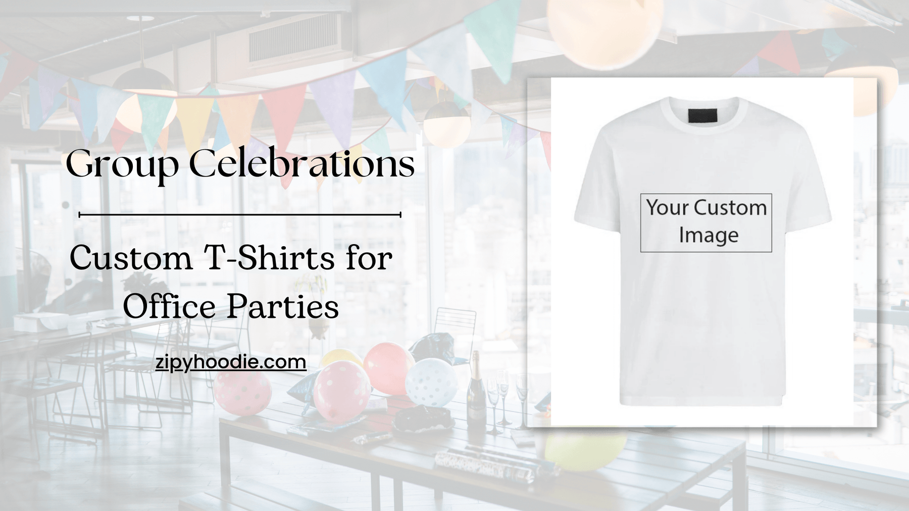 Group Celebrations: Custom T-Shirts for Office Parties