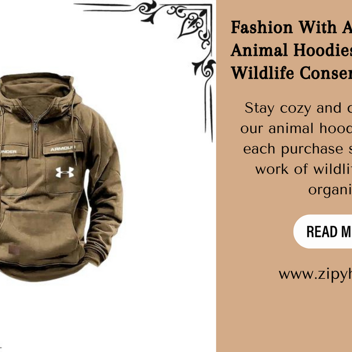 Fashion With A Cause How Our Animal Hoodies Support Wildlife Conservation