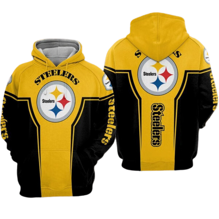 Pittsburgh Steelers Hoodie With Celebratory Graphics