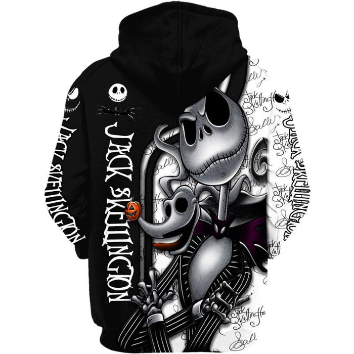 Jack Character Graphic Hoodie And Leggings Set