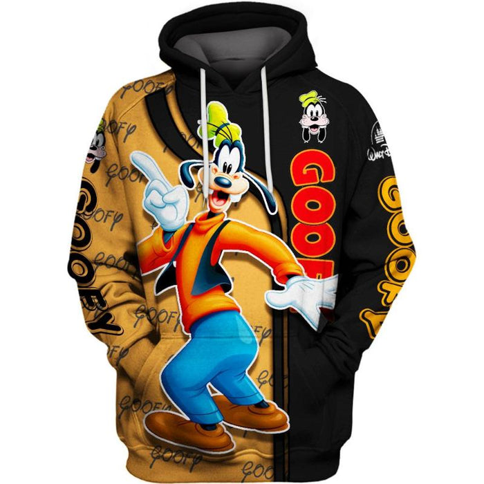 Goofy Pattern Design Hoodie and Leggings Set