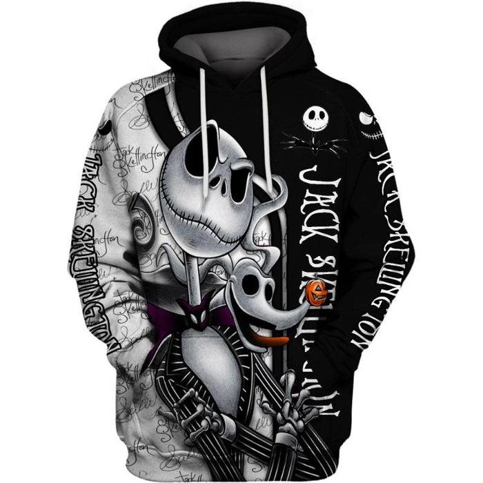 Jack Character Graphic Hoodie And Leggings Set