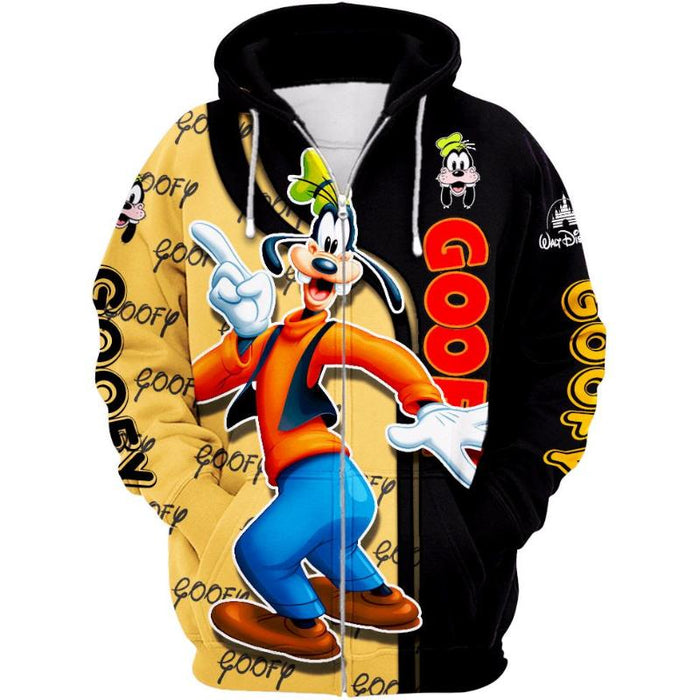 Goofy Pattern Design Hoodie and Leggings Set