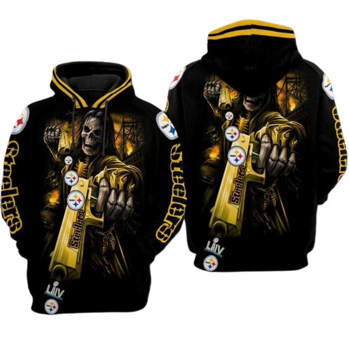 Pittsburgh Steelers Commemorative Hoodie With Iconic Design