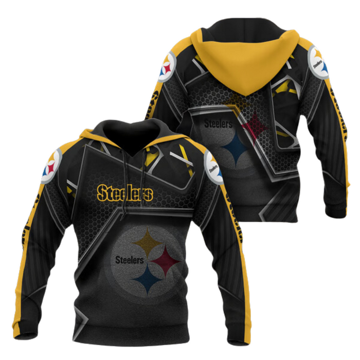 Pittsburgh Steelers Themed Winter Hoodie