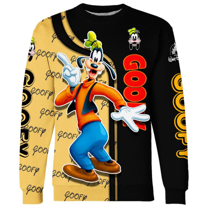 Goofy Pattern Design Hoodie and Leggings Set