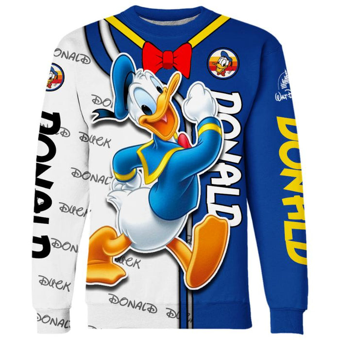 Cartoon Character Hoodie And Leggings Set