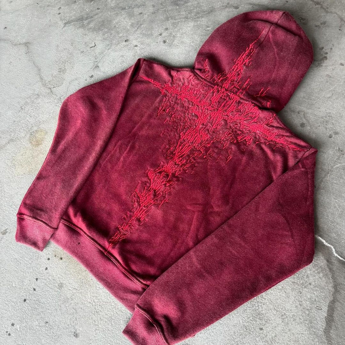 Embroidered Oversized Hoodie