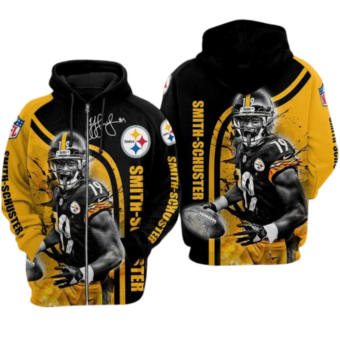 Pittsburgh Steelers Legends Hoodie With Cityscape Design