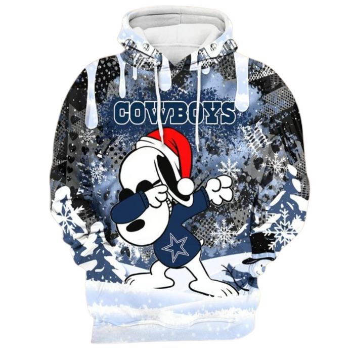 Cozy Dallas Cowboys Themed Seasonal Hoodie