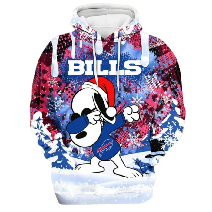 Festive Buffalo Printed Hoodie