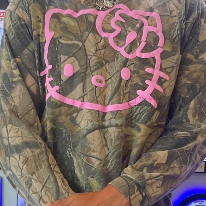 HK Camo Long Sleeve Sweatshirt