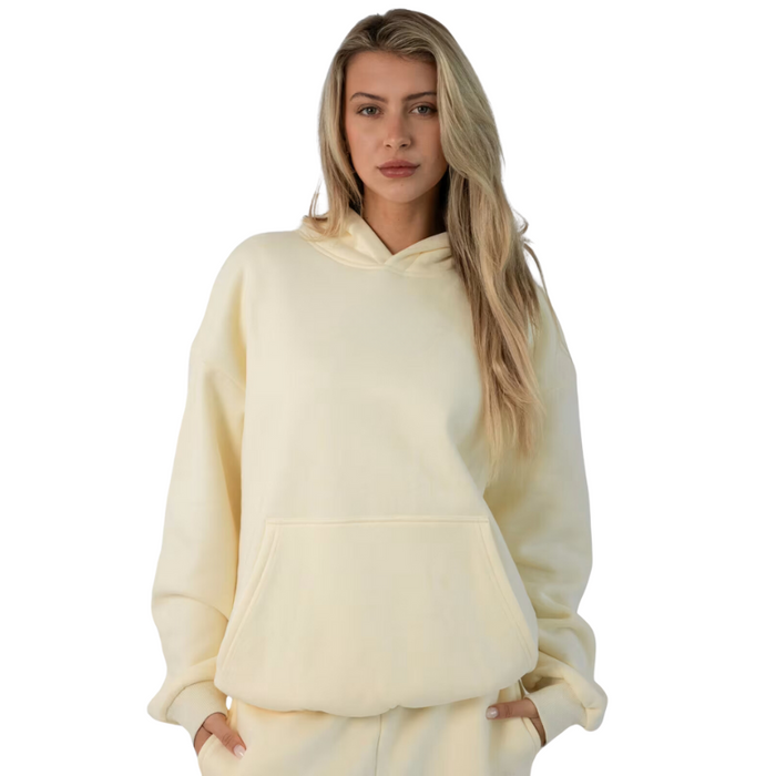 Casual Classic Pullover Hoodie With Adjustable Hood