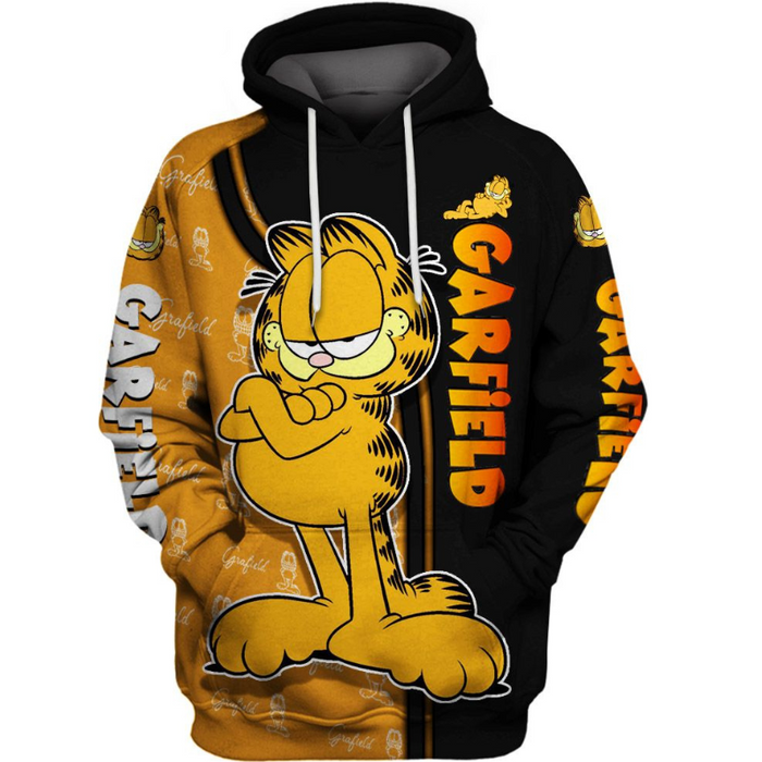 Garfield Character Hoodie And Leggings Set