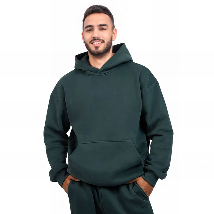 Casual Classic Pullover Hoodie With Adjustable Hood