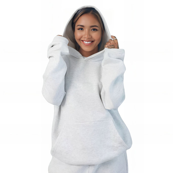 Casual Classic Pullover Hoodie With Adjustable Hood