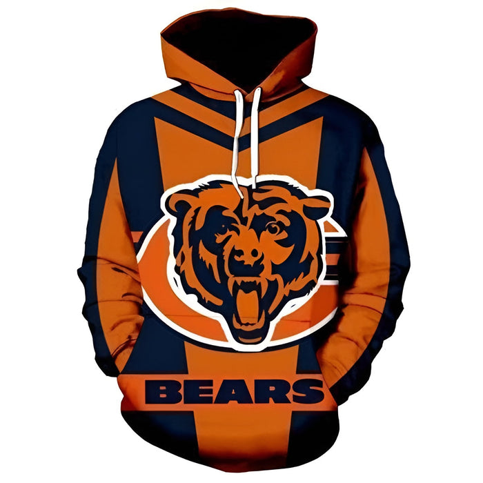 Chicago Bears All Over Print Hoodie