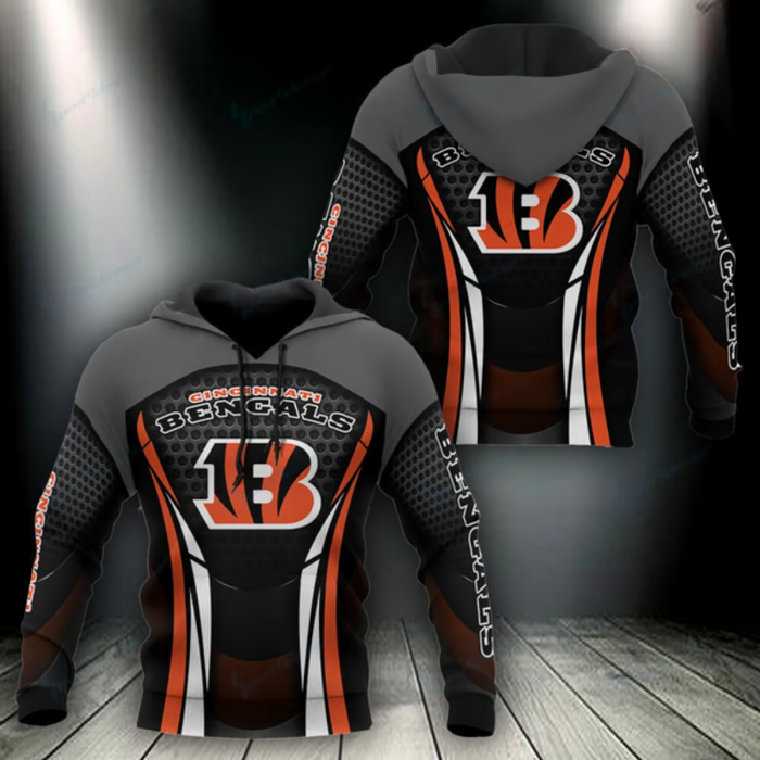 Cincinnati Bengals Printed Hoodie