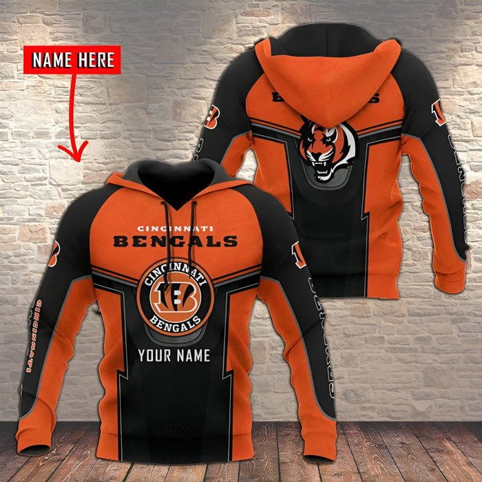 Cincinnati Bengals Personalized Hoodie