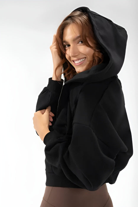 Comfy Fit Oversized Zip Up Hoodie