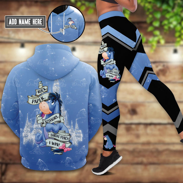 Custom Cartoon Themed Hoodie And Leggings Set