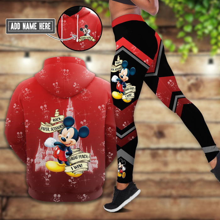 Custom Mickey Mouse Hoodie And Leggings Set