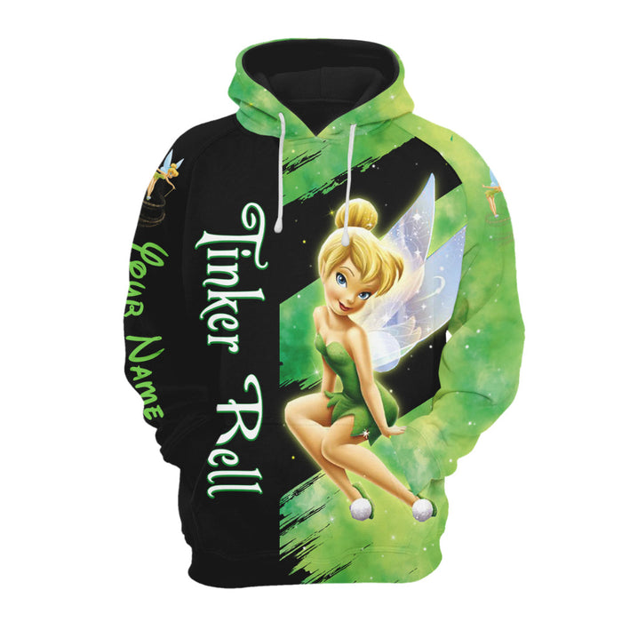 Custom Tinker Bell Hoodie And Leggings Set