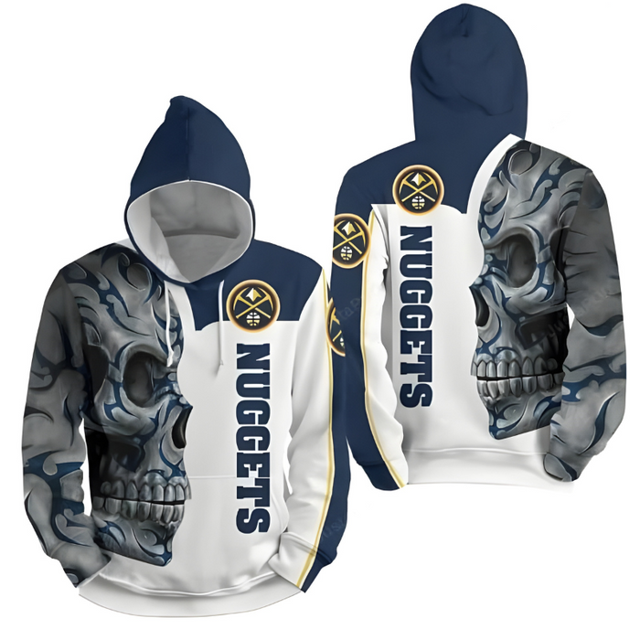 Denver Nuggets Graphic Design Printed Hoodie