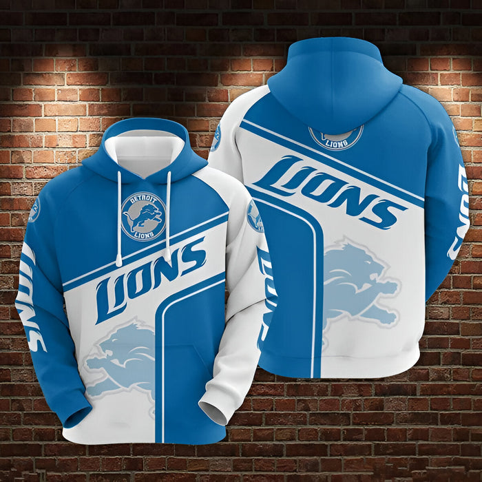 Detroit Lions Fan Printed Hoodie