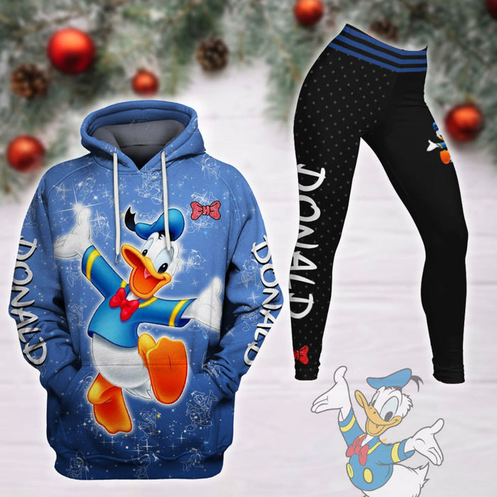 Donald Duck Princess Castle Theme Activewear Set