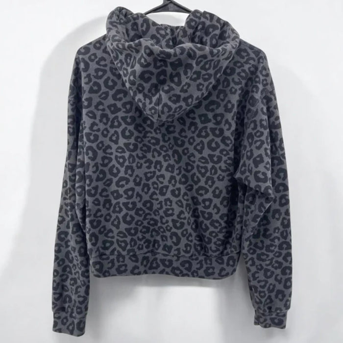 Fierce Leopard Print Hoodie