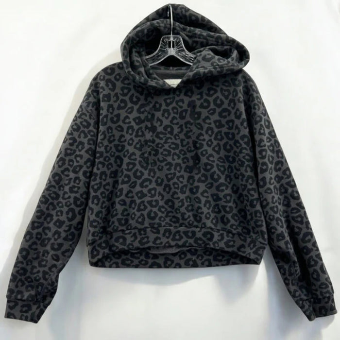 Fierce Leopard Print Hoodie