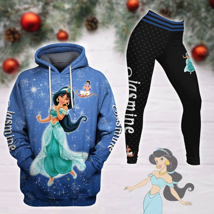 Jasmine Castle Glitter Hoodie And Leggings Set