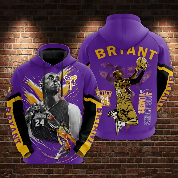 Lakers Kobe Bryant Graphic Pullover Hoodie