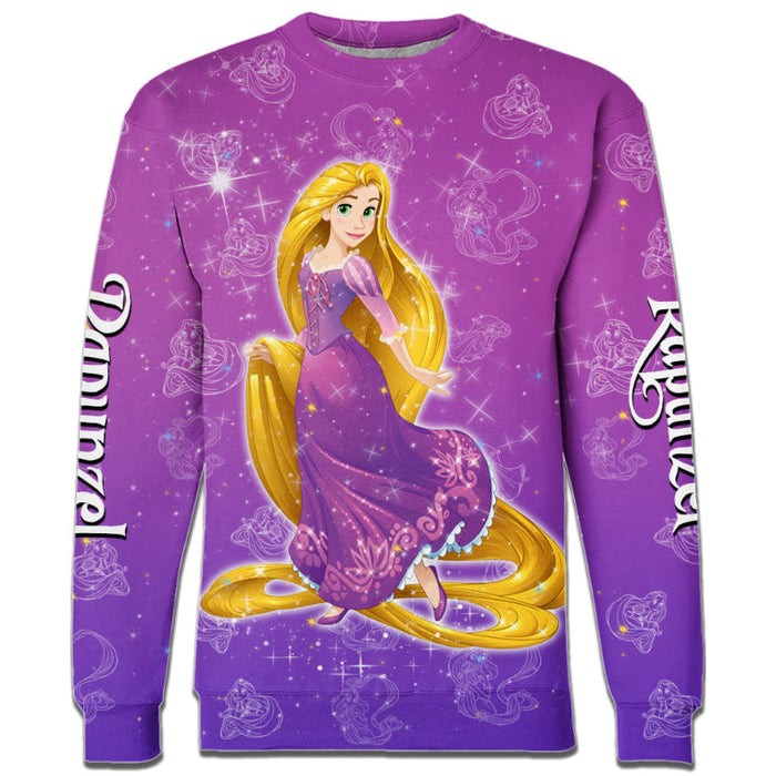 Rapunzel Cartoon Activewear Set