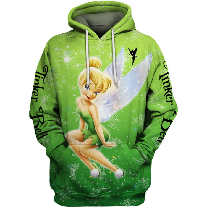 Tinker Bell Glitter Castle Hoodie And Sweatshirt