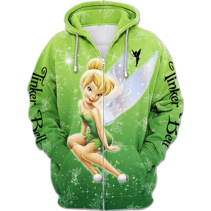 Tinker Bell Glitter Castle Hoodie And Sweatshirt