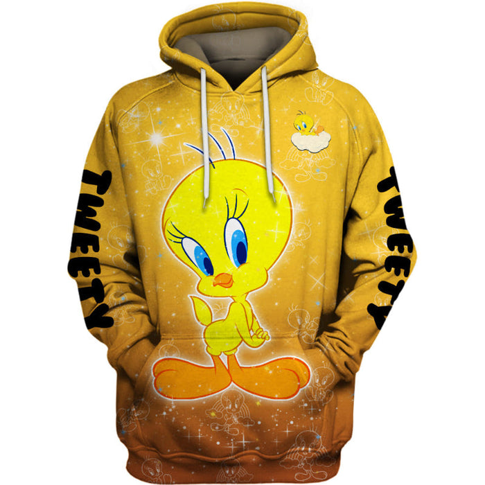 Tweety Castle Glitter Hoodie And Leggings Set