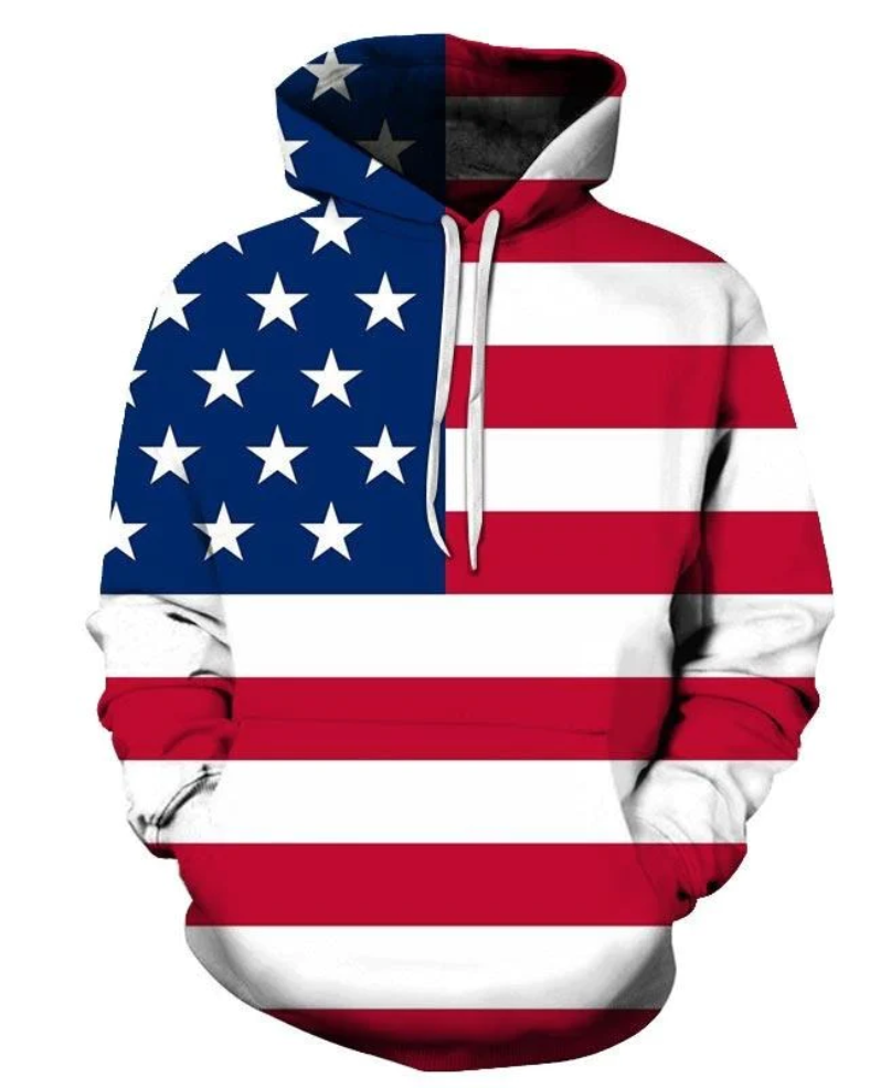 USA Flag America Hoodie — Zipy Hoodie