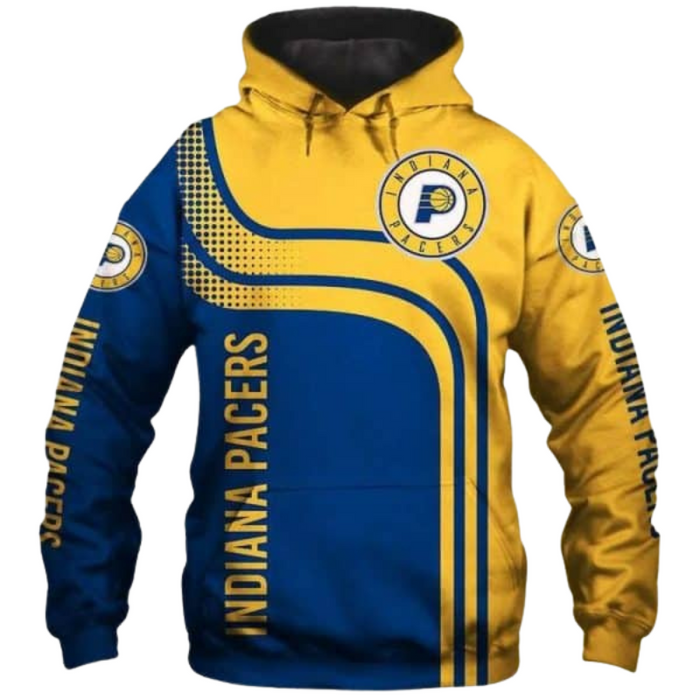 Indiana Pacers Patterned Hoodie