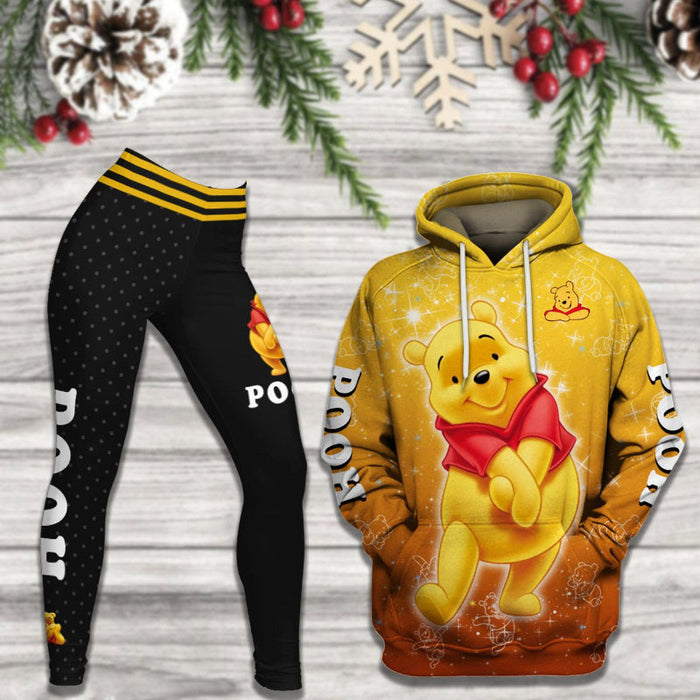 Winnie The Pooh Cartoon Character Activewear Set