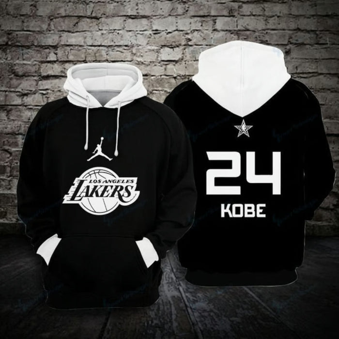 Classic 24 Kobe Bryant Basketball Printed Hoodie