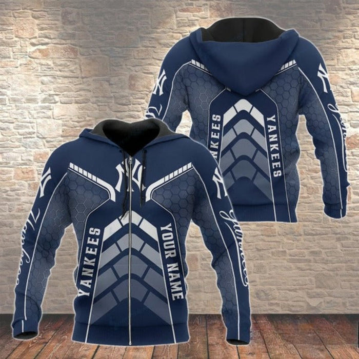 Customizable New York Yankees Baseball Team Hoodie