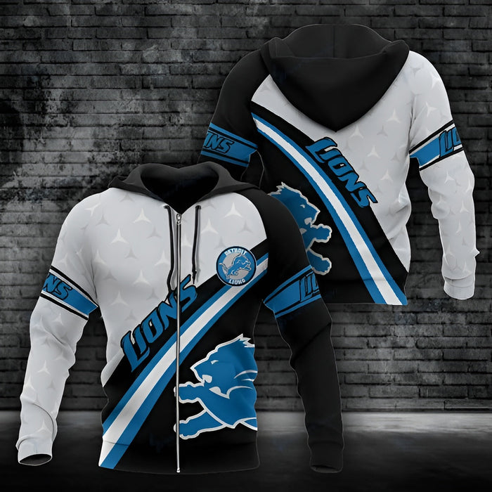 Detroit Lions Hoodie With Pullover And Zip Up Options